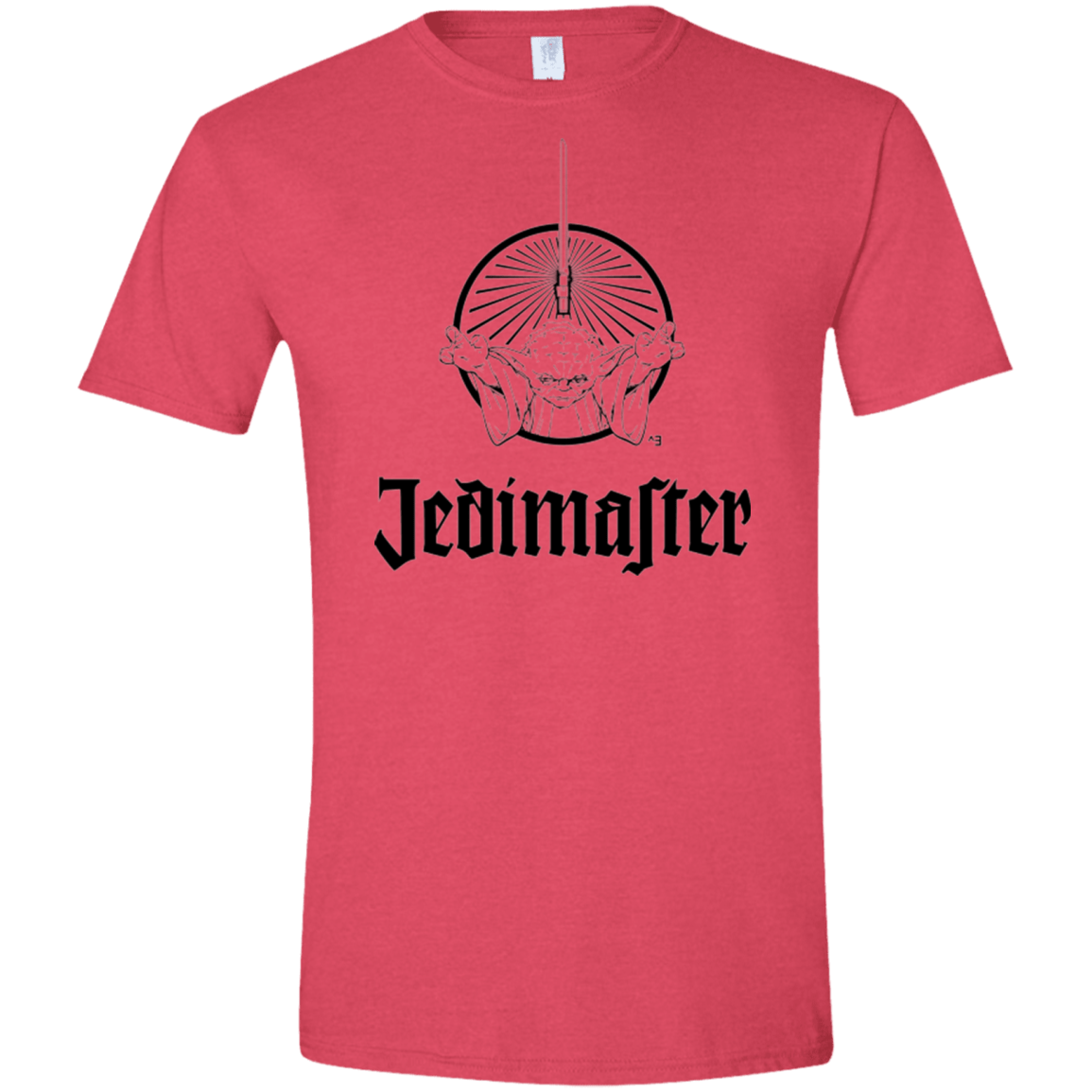 T-Shirts Heather Red / S Jedimaster Men's Semi-Fitted Softstyle