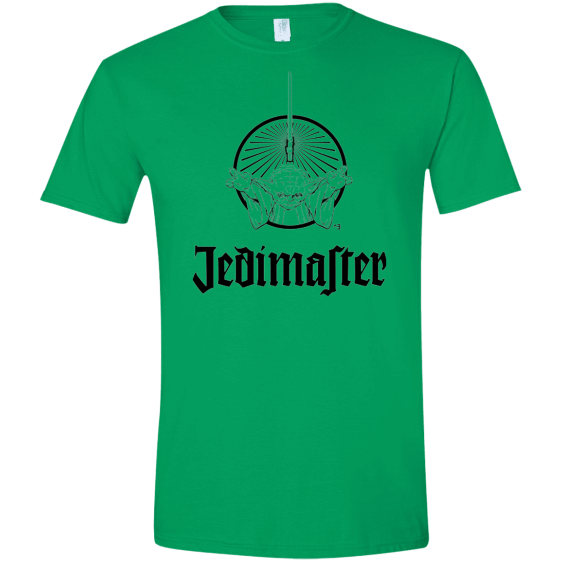 T-Shirts Irish Green / S Jedimaster Men's Semi-Fitted Softstyle