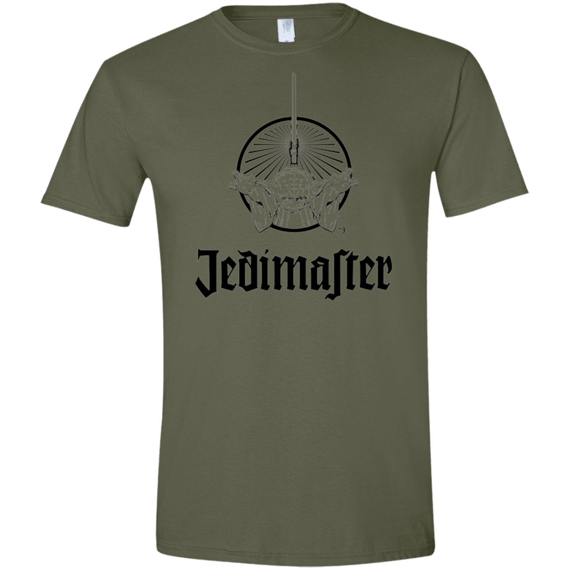 T-Shirts Military Green / S Jedimaster Men's Semi-Fitted Softstyle