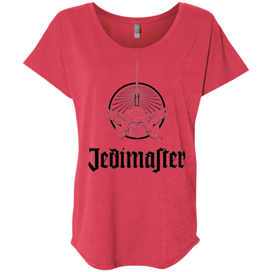 T-Shirts Vintage Red / X-Small Jedimaster Triblend Dolman Sleeve
