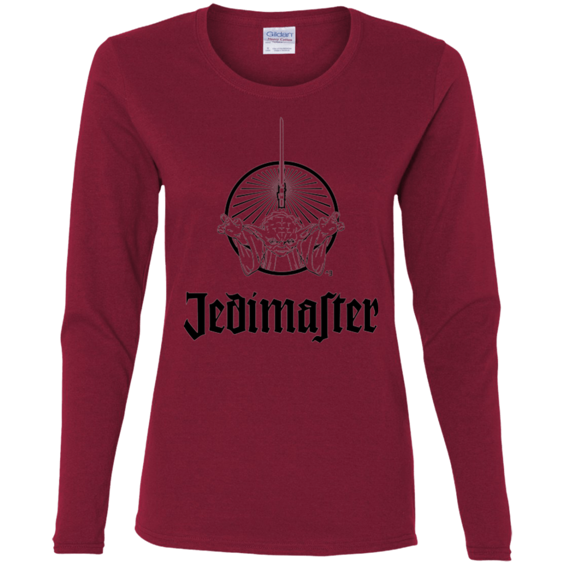 T-Shirts Cardinal / S Jedimaster Women's Long Sleeve T-Shirt