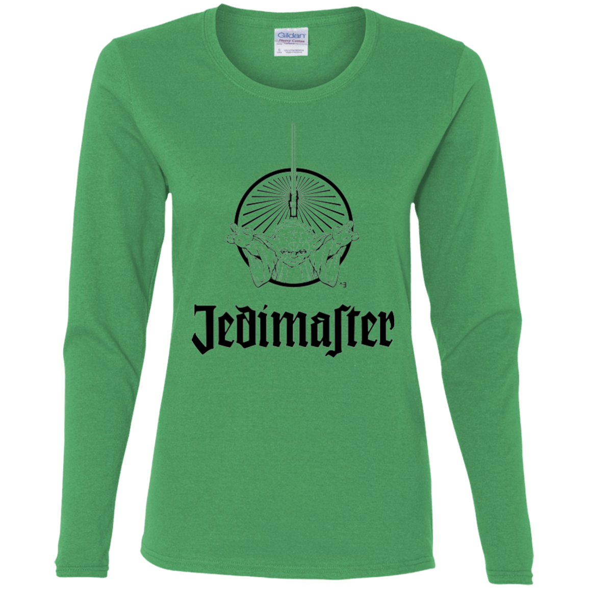 T-Shirts Irish Green / S Jedimaster Women's Long Sleeve T-Shirt