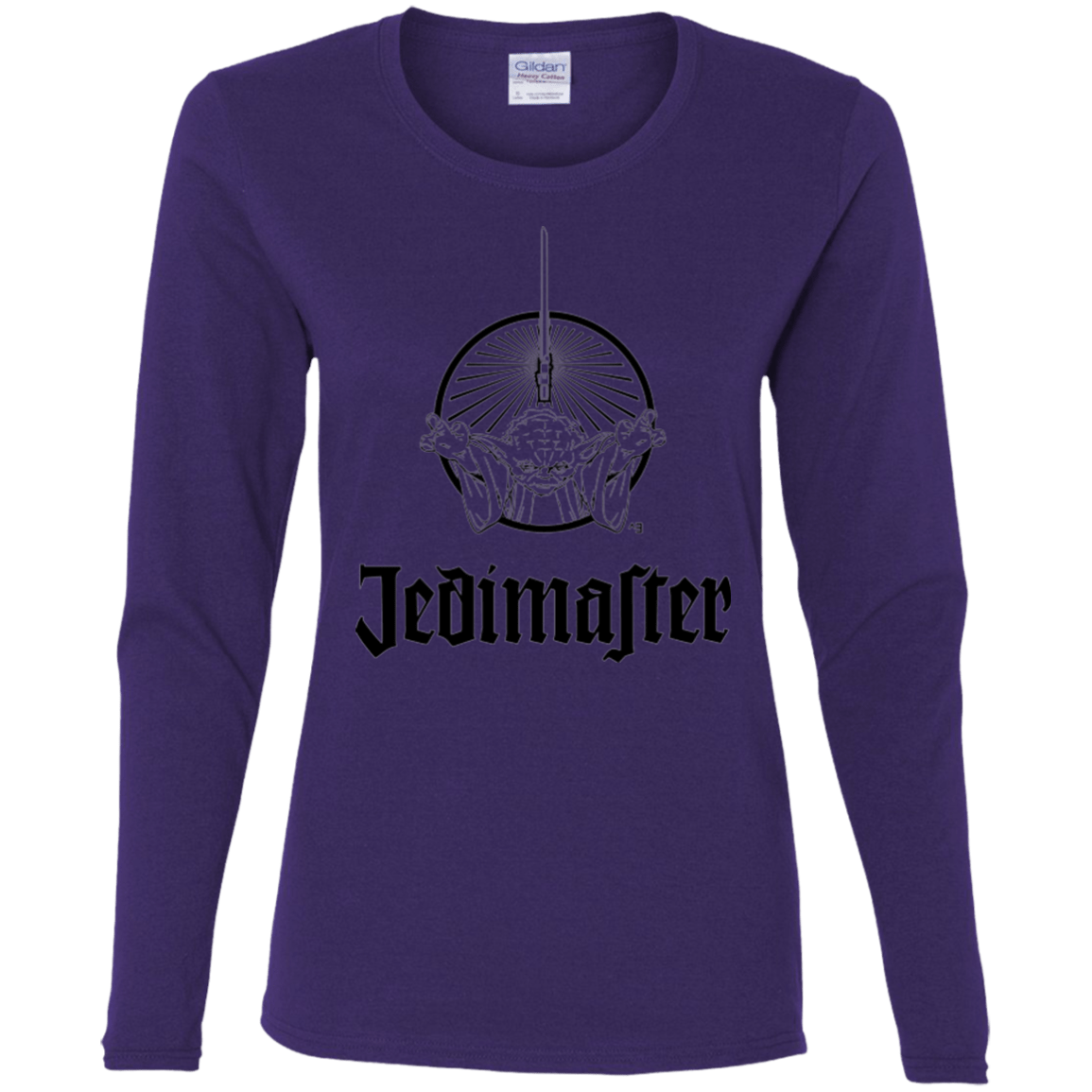 T-Shirts Purple / S Jedimaster Women's Long Sleeve T-Shirt