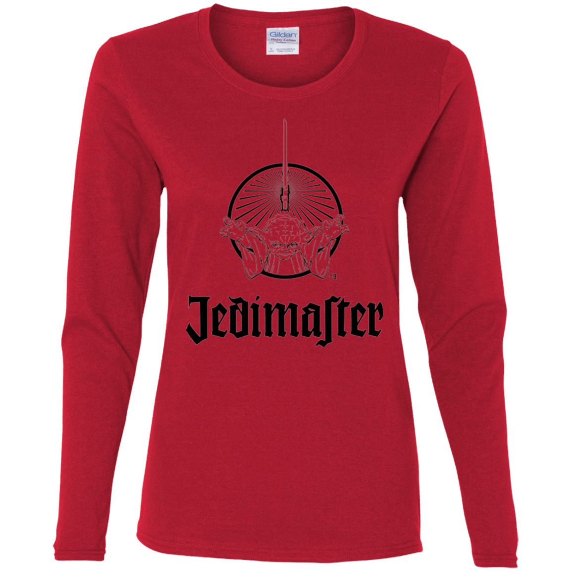 T-Shirts Red / S Jedimaster Women's Long Sleeve T-Shirt