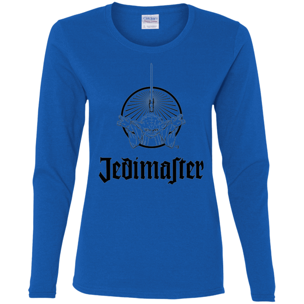 T-Shirts Royal / S Jedimaster Women's Long Sleeve T-Shirt