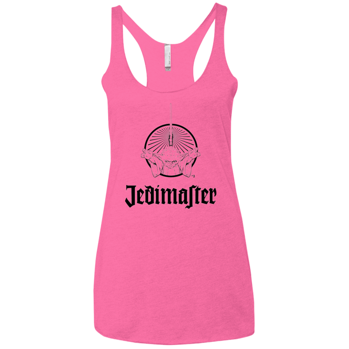T-Shirts Vintage Pink / X-Small Jedimaster Women's Triblend Racerback Tank