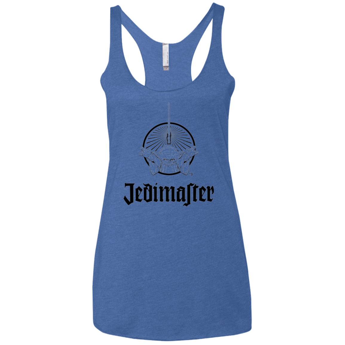 T-Shirts Vintage Royal / X-Small Jedimaster Women's Triblend Racerback Tank