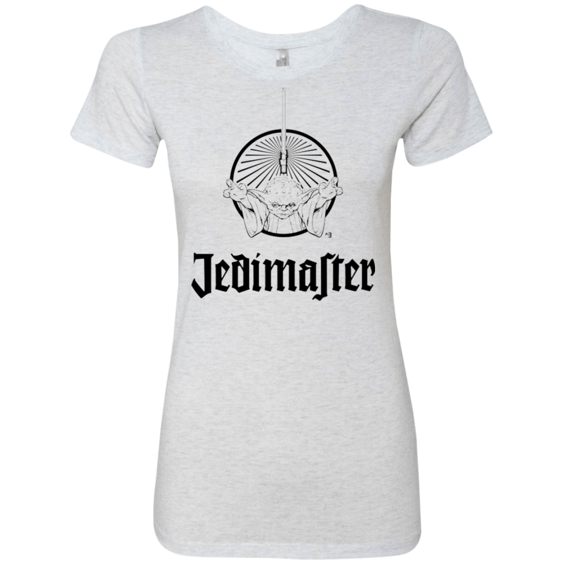 T-Shirts Heather White / S Jedimaster Women's Triblend T-Shirt