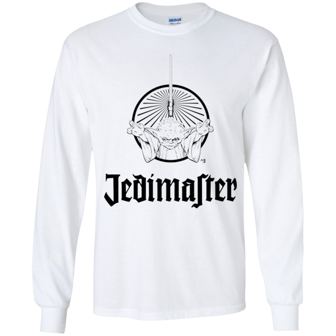 T-Shirts White / YS Jedimaster Youth Long Sleeve T-Shirt