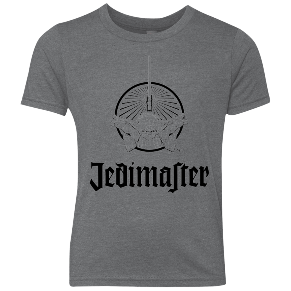 T-Shirts Premium Heather / YXS Jedimaster Youth Triblend T-Shirt