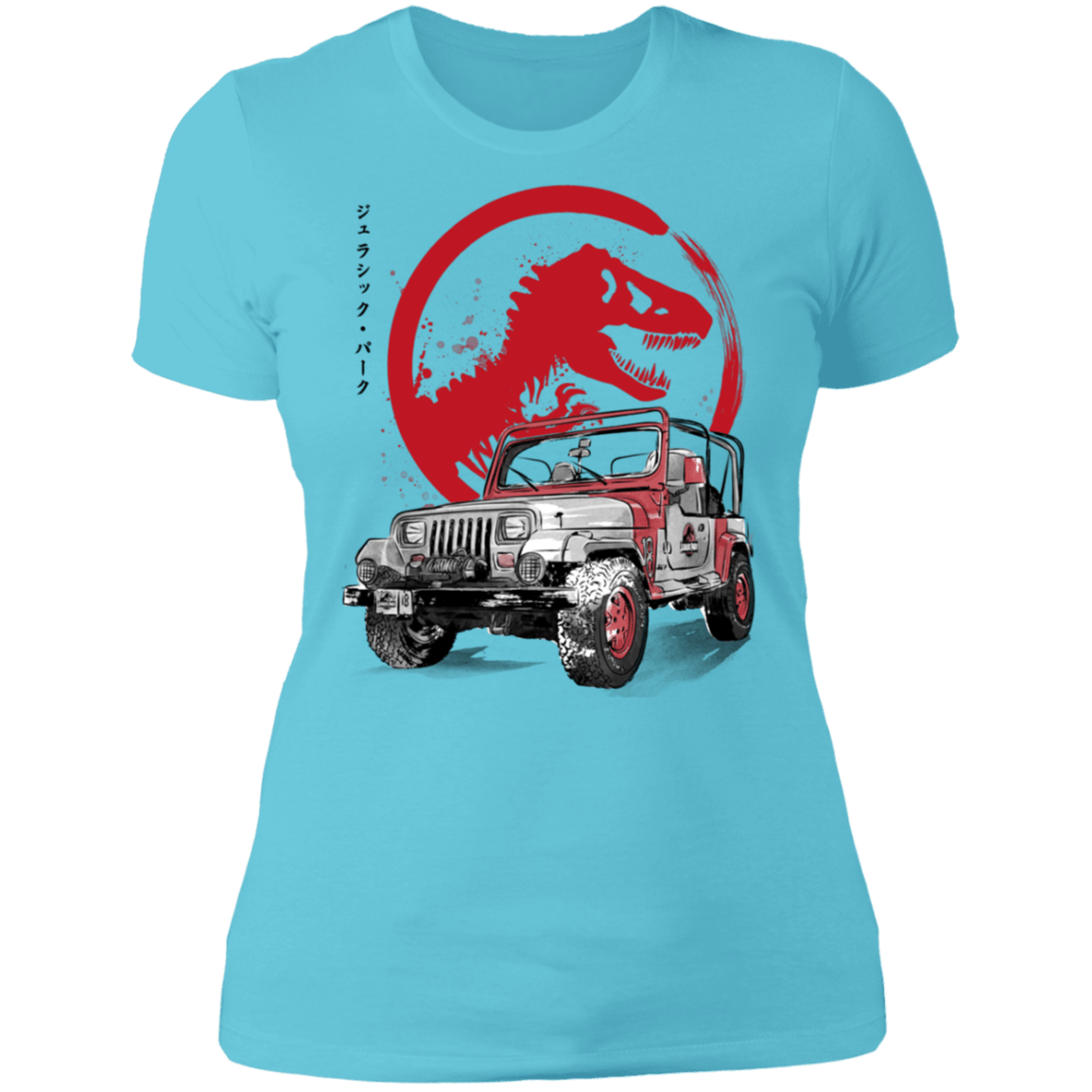 T-Shirts Cancun / S Jeep Wrangler YJ Sahara sumi-e Women's Premium T-Shirt