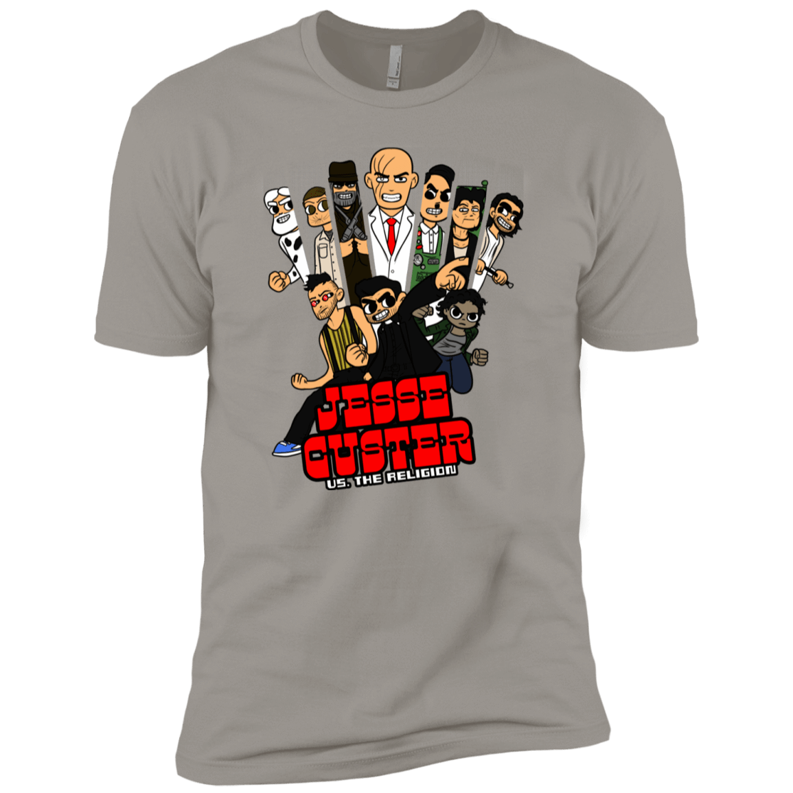 T-Shirts Light Grey / YXS Jesse Custer vs The Religion Boys Premium T-Shirt