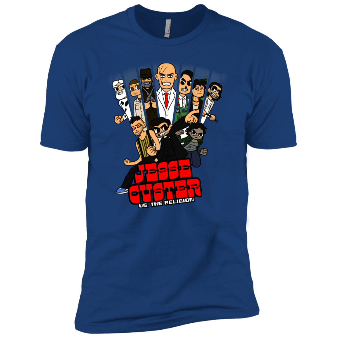 T-Shirts Royal / YXS Jesse Custer vs The Religion Boys Premium T-Shirt