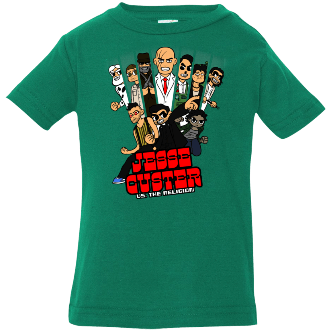 T-Shirts Kelly / 6 Months Jesse Custer vs The Religion Infant Premium T-Shirt
