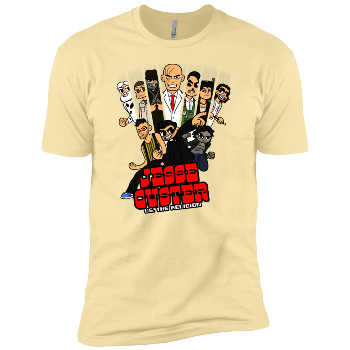 T-Shirts Banana Cream / X-Small Jesse Custer vs The Religion Men's Premium T-Shirt