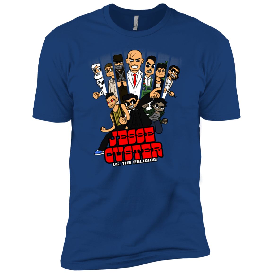 T-Shirts Royal / X-Small Jesse Custer vs The Religion Men's Premium T-Shirt