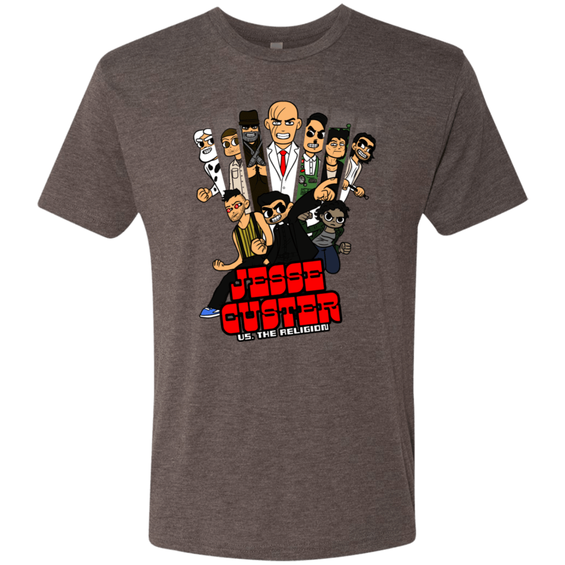 T-Shirts Macchiato / S Jesse Custer vs The Religion Men's Triblend T-Shirt
