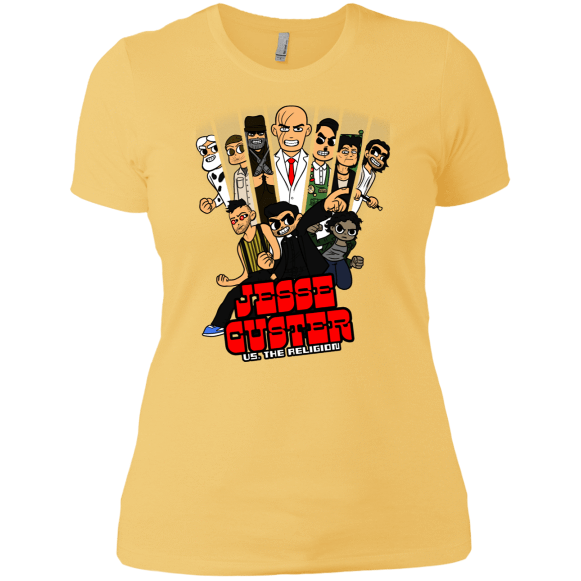 T-Shirts Banana Cream/ / X-Small Jesse Custer vs The Religion Women's Premium T-Shirt