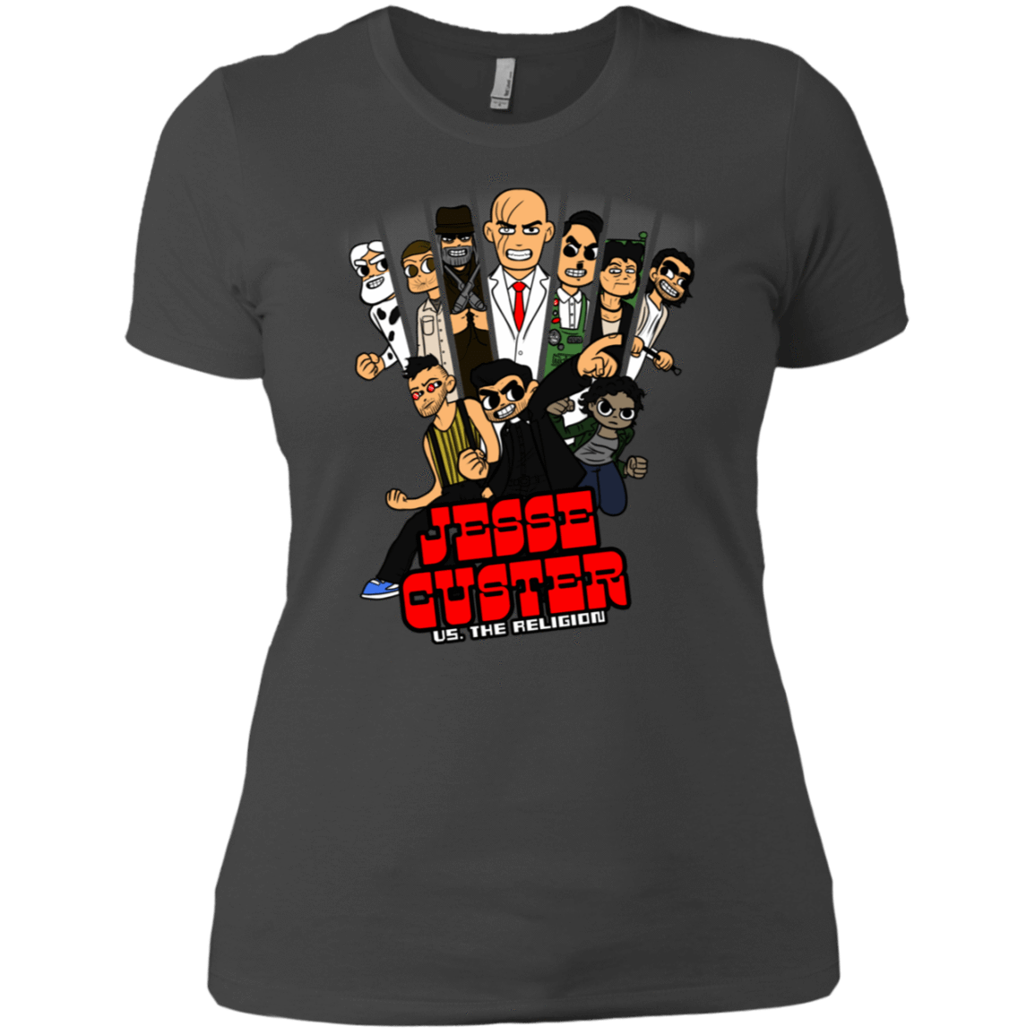 T-Shirts Heavy Metal / X-Small Jesse Custer vs The Religion Women's Premium T-Shirt