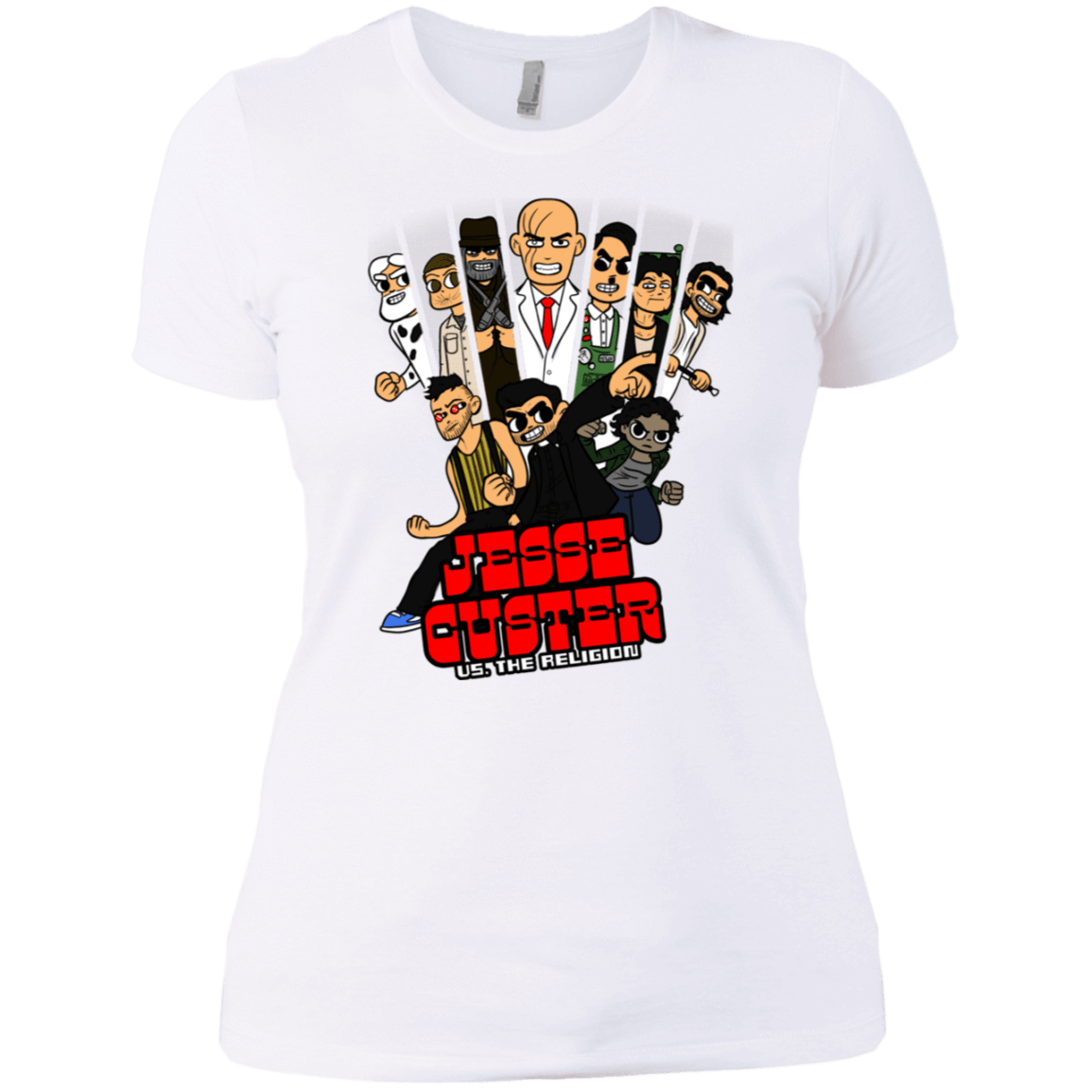 T-Shirts White / X-Small Jesse Custer vs The Religion Women's Premium T-Shirt
