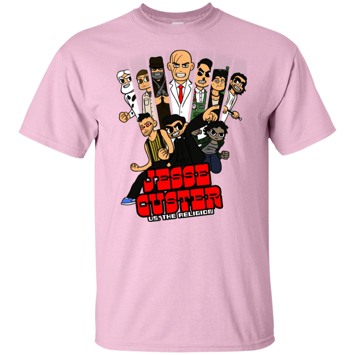 T-Shirts Light Pink / YXS Jesse Custer vs The Religion Youth T-Shirt