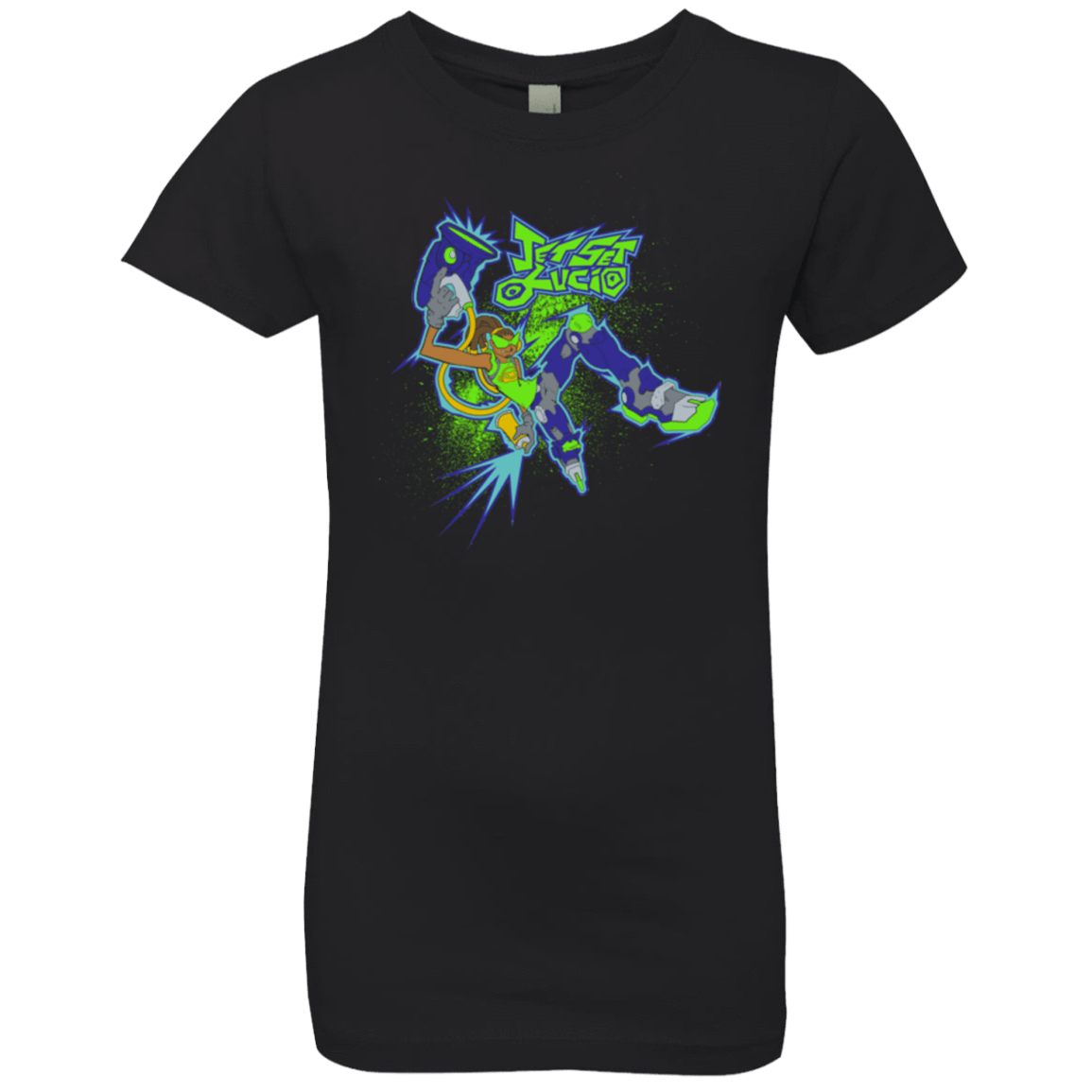 T-Shirts Black / YXS Jet Set Lucio Girls Premium T-Shirt