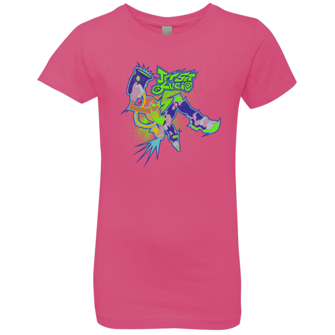 T-Shirts Hot Pink / YXS Jet Set Lucio Girls Premium T-Shirt
