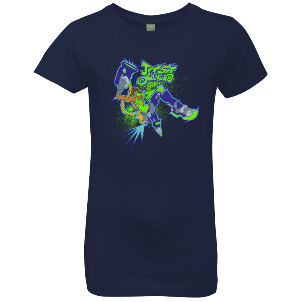 T-Shirts Midnight Navy / YXS Jet Set Lucio Girls Premium T-Shirt