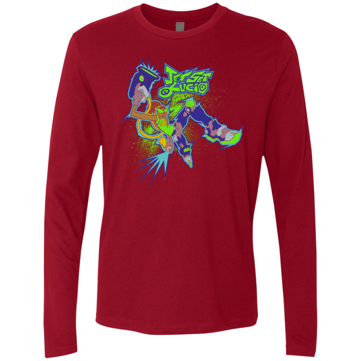 T-Shirts Cardinal / Small Jet Set Lucio Men's Premium Long Sleeve
