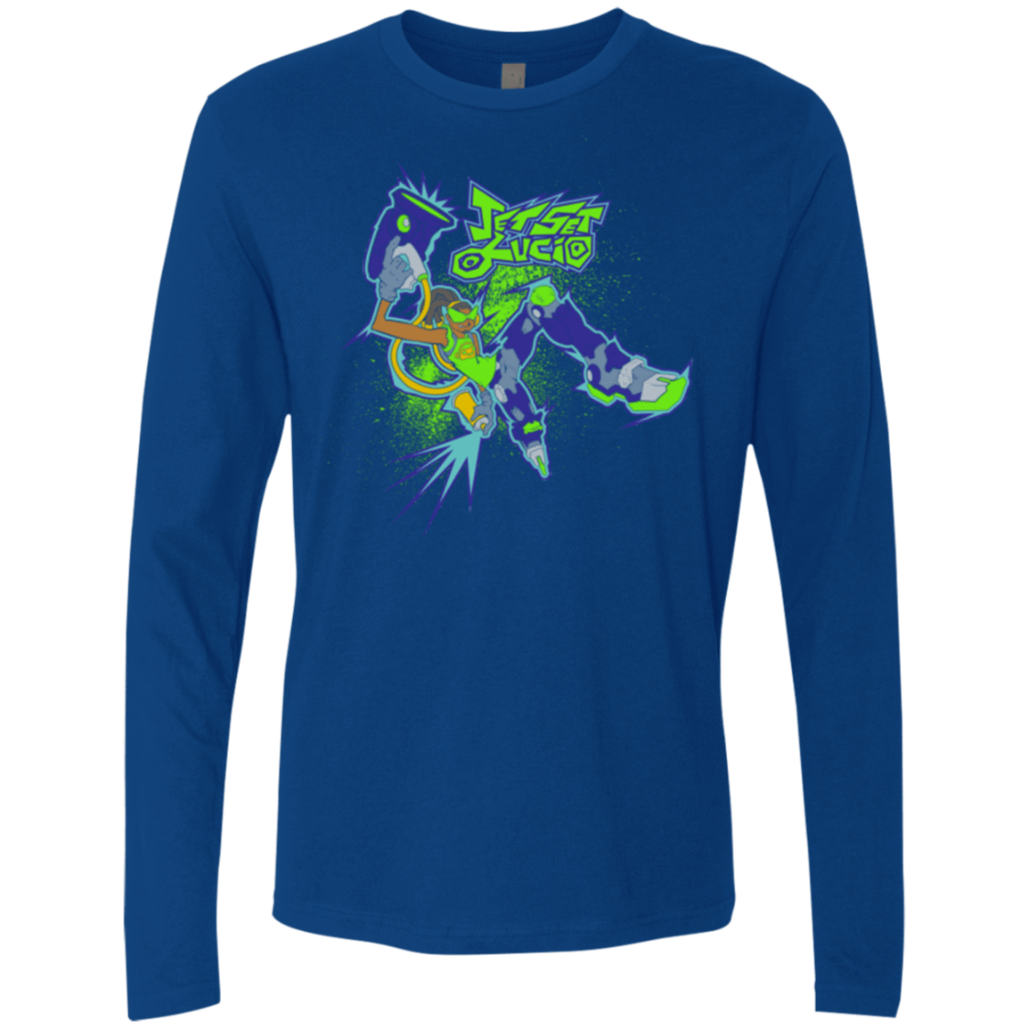 T-Shirts Royal / Small Jet Set Lucio Men's Premium Long Sleeve