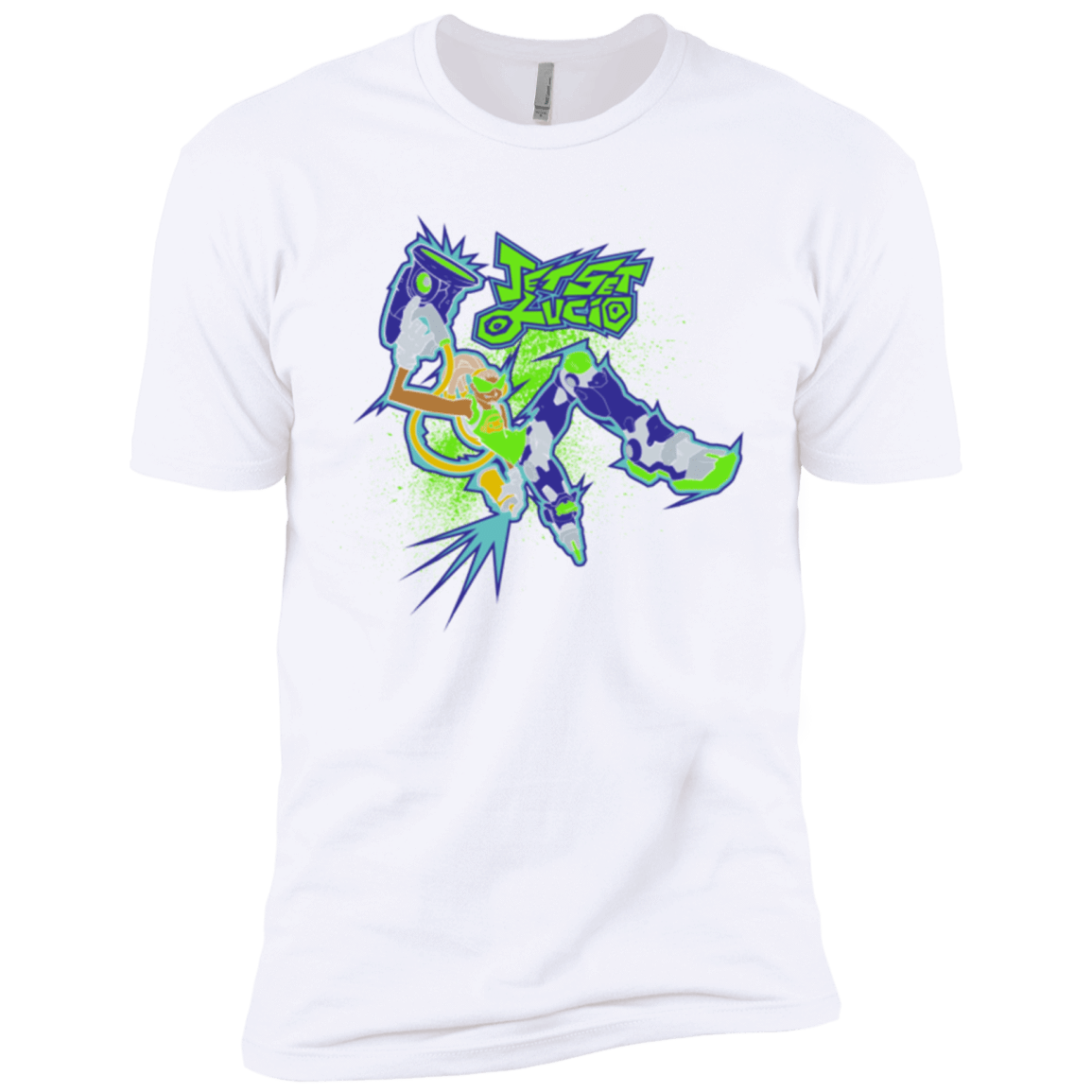 T-Shirts White / X-Small Jet Set Lucio Men's Premium T-Shirt