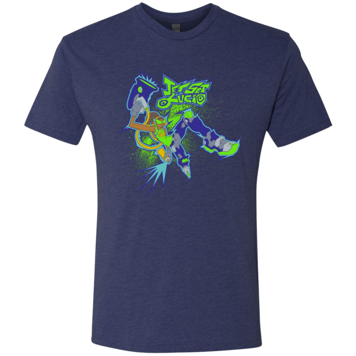 T-Shirts Vintage Navy / Small Jet Set Lucio Men's Triblend T-Shirt
