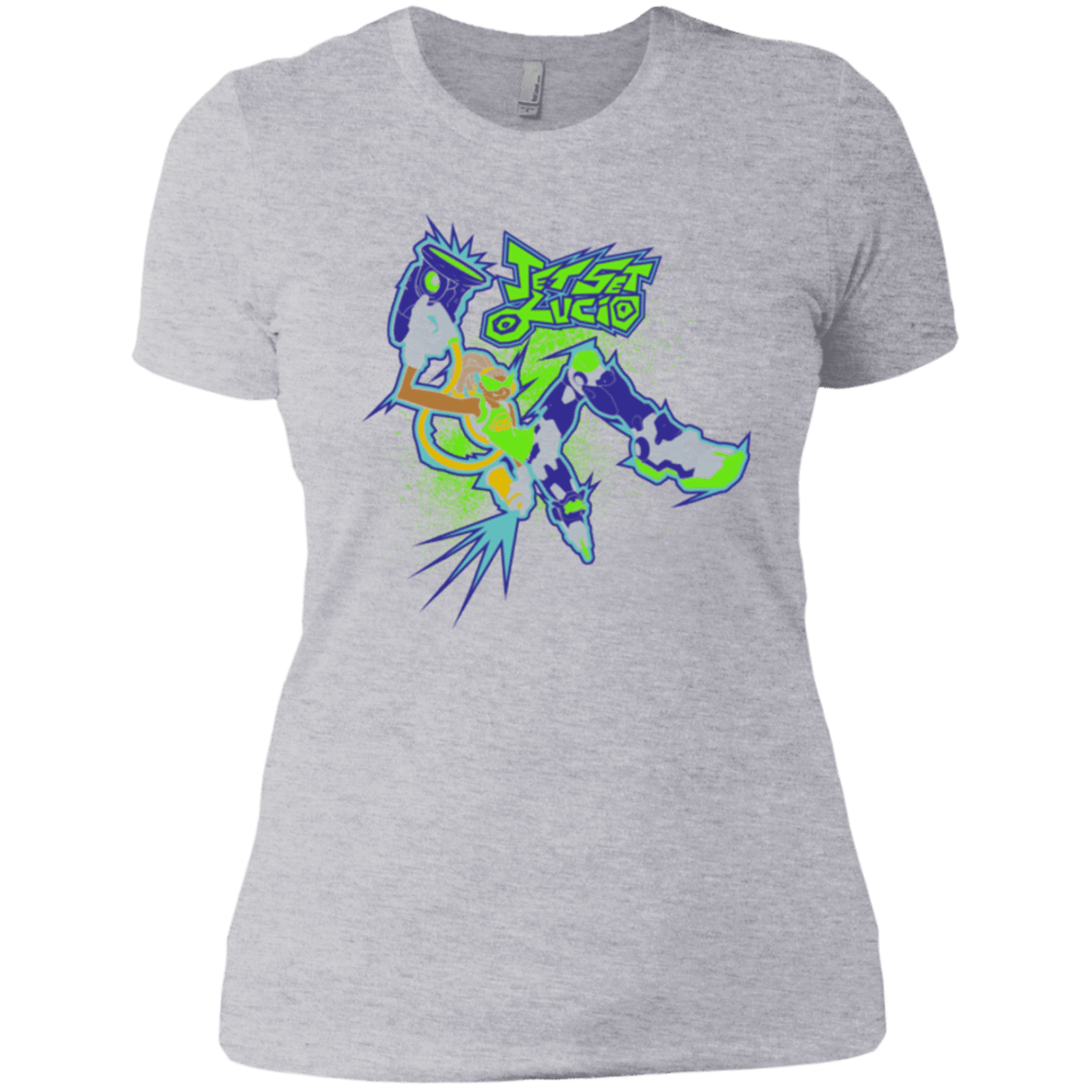 T-Shirts Heather Grey / X-Small Jet Set Lucio Women's Premium T-Shirt