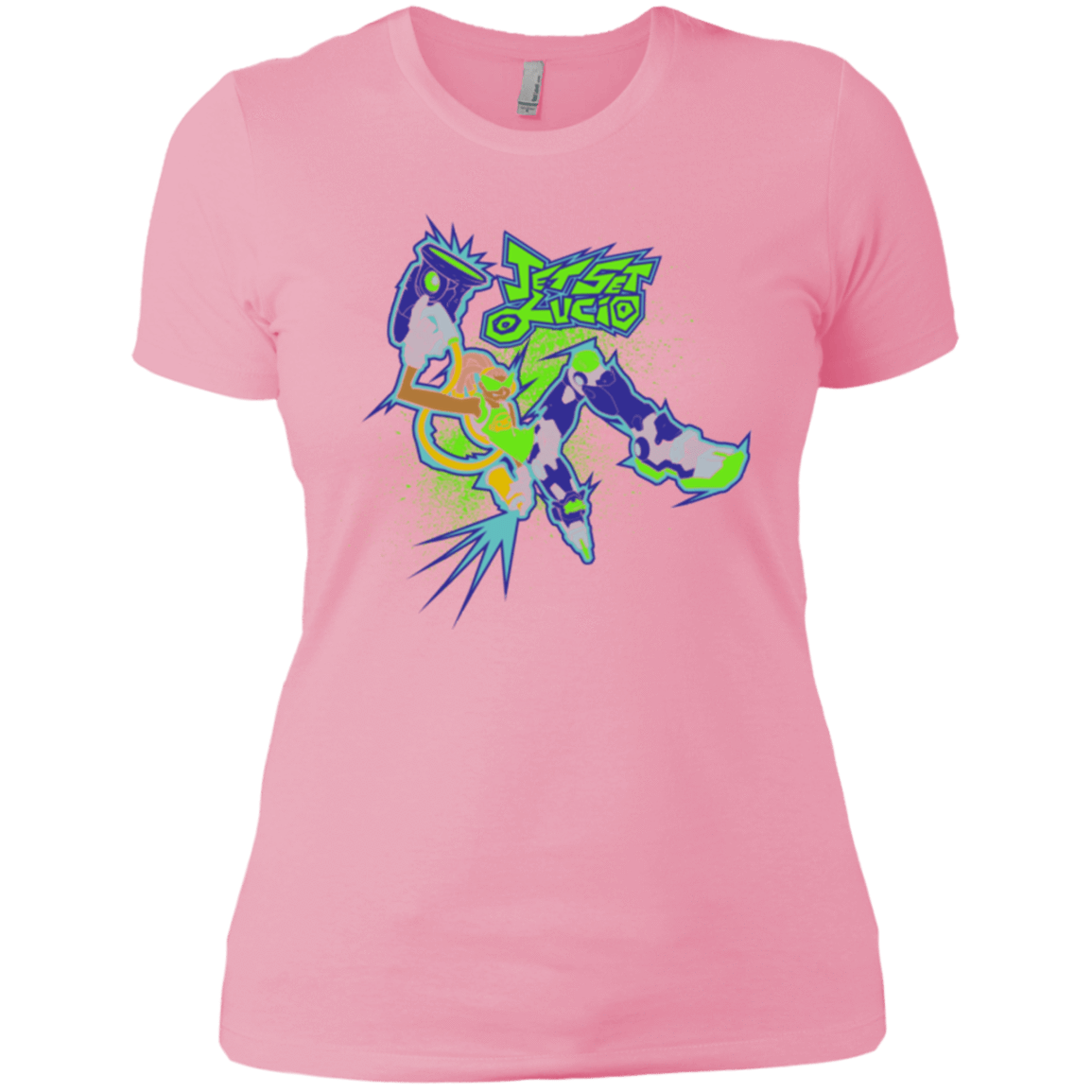T-Shirts Light Pink / X-Small Jet Set Lucio Women's Premium T-Shirt