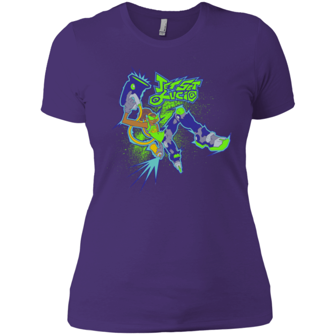 T-Shirts Purple / X-Small Jet Set Lucio Women's Premium T-Shirt