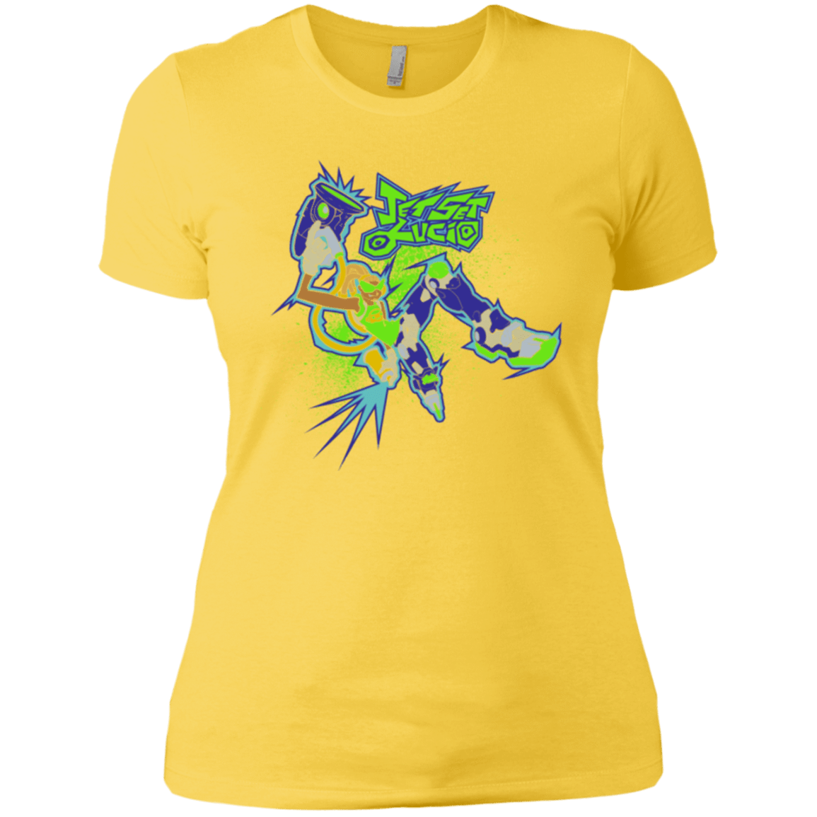 T-Shirts Vibrant Yellow / X-Small Jet Set Lucio Women's Premium T-Shirt