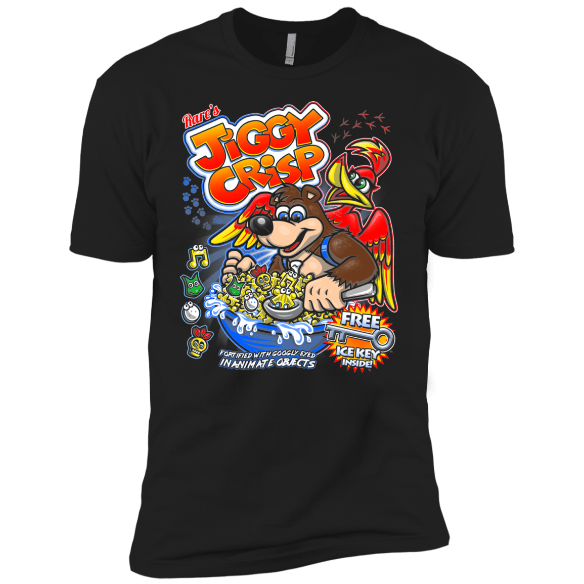 T-Shirts Black / YXS Jiggy Crisp Cereal Boys Premium T-Shirt