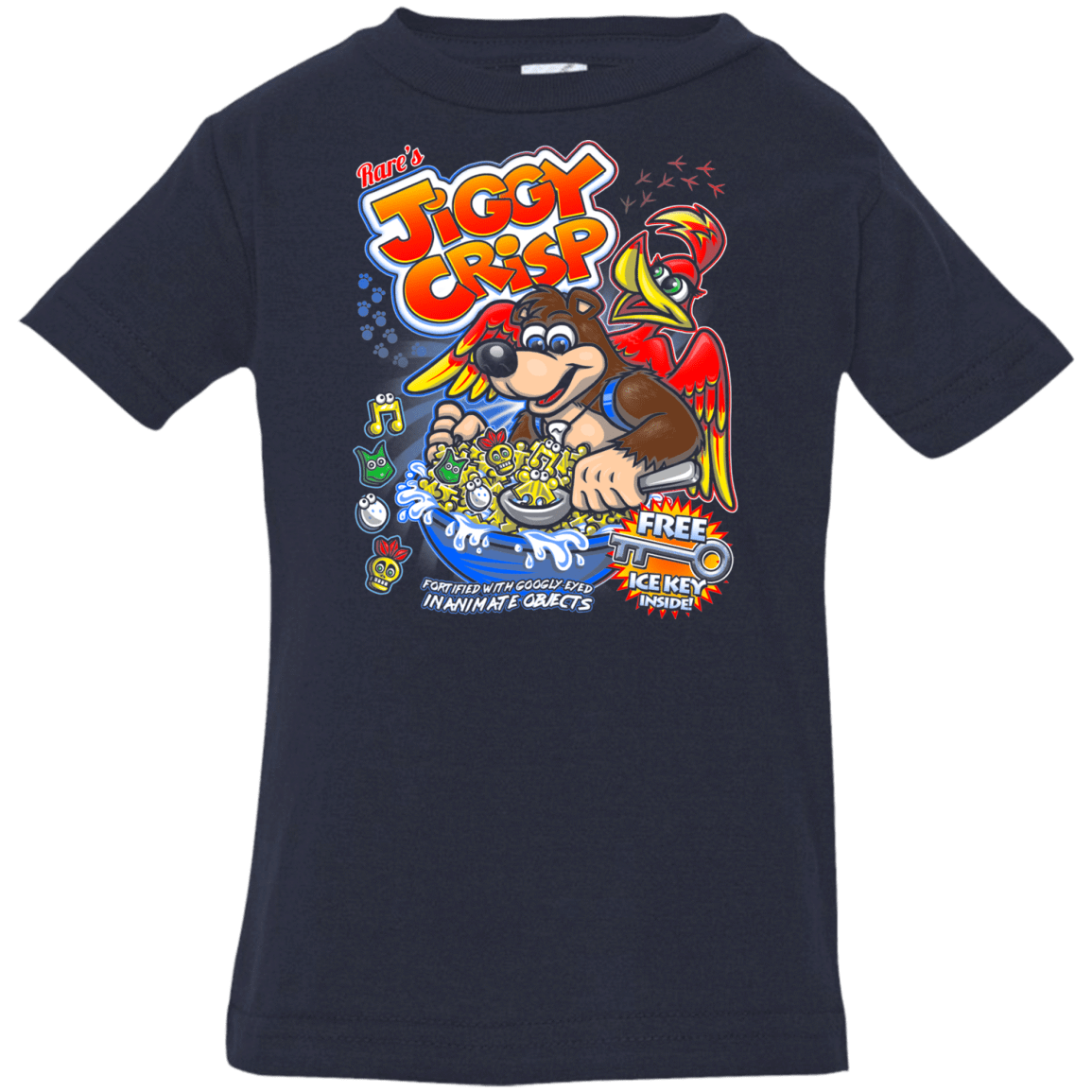 T-Shirts Navy / 6 Months Jiggy Crisp Cereal Infant Premium T-Shirt