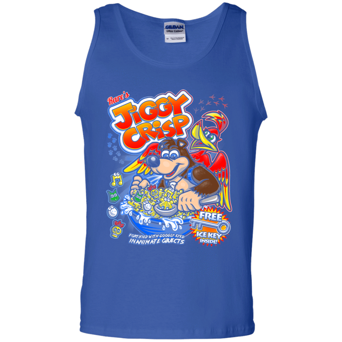 T-Shirts Royal / S Jiggy Crisp Cereal Men's Tank Top