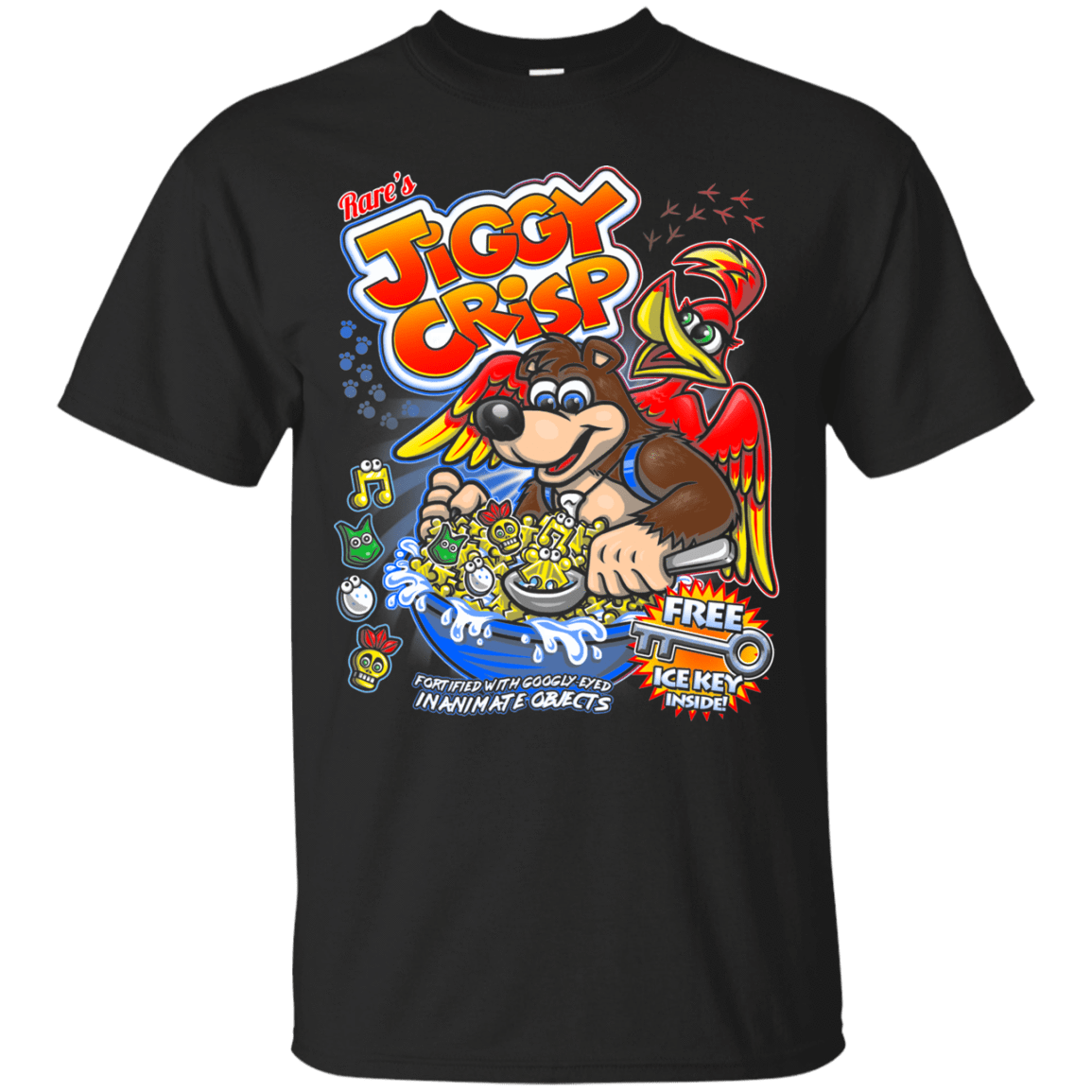 T-Shirts Black / S Jiggy Crisp Cereal T-Shirt