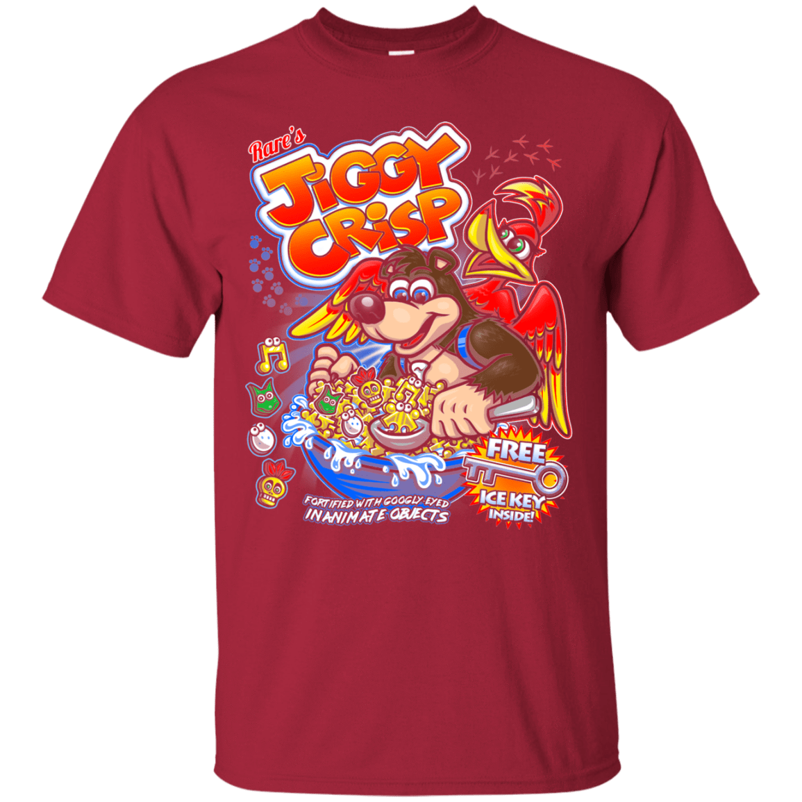 T-Shirts Cardinal / S Jiggy Crisp Cereal T-Shirt