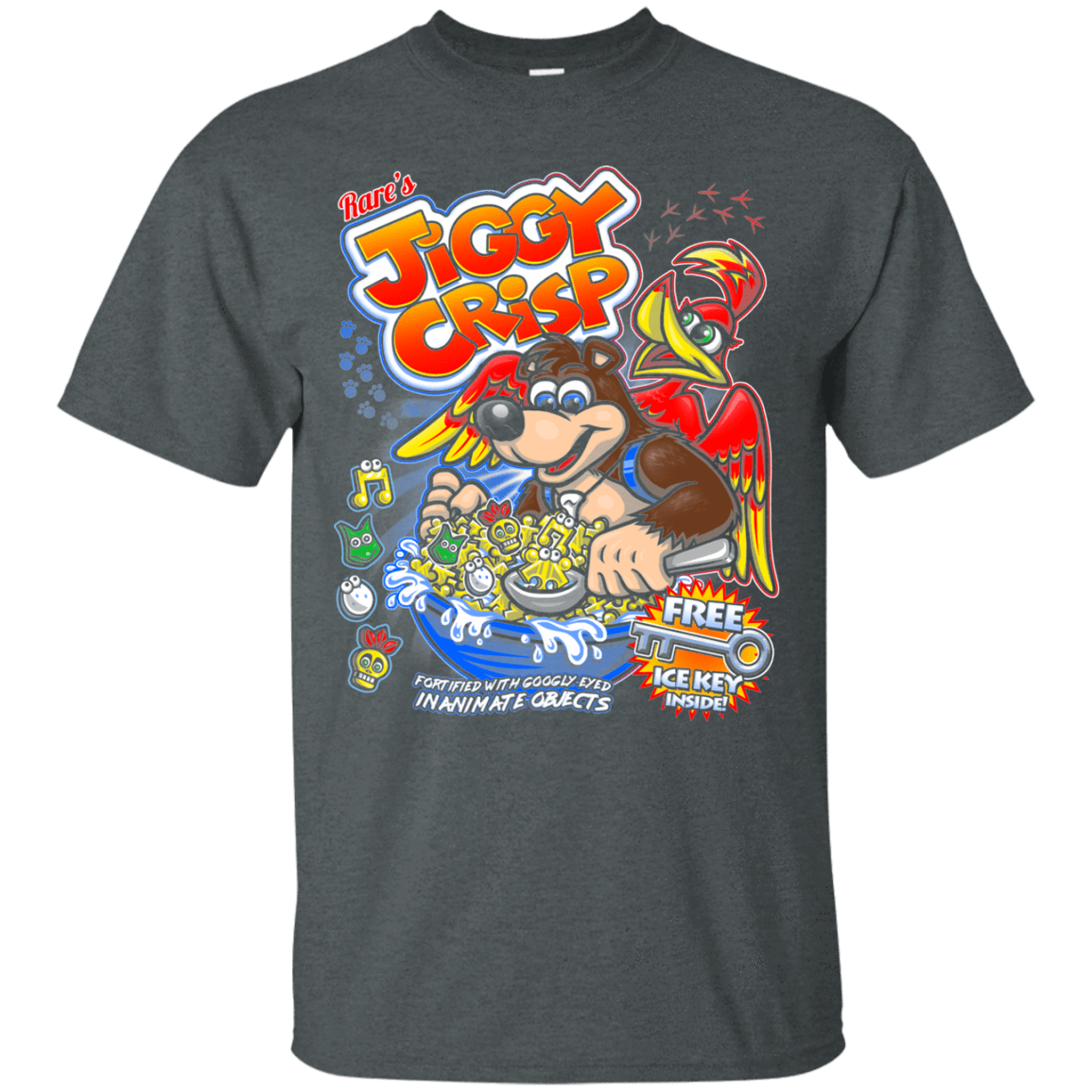 T-Shirts Dark Heather / S Jiggy Crisp Cereal T-Shirt
