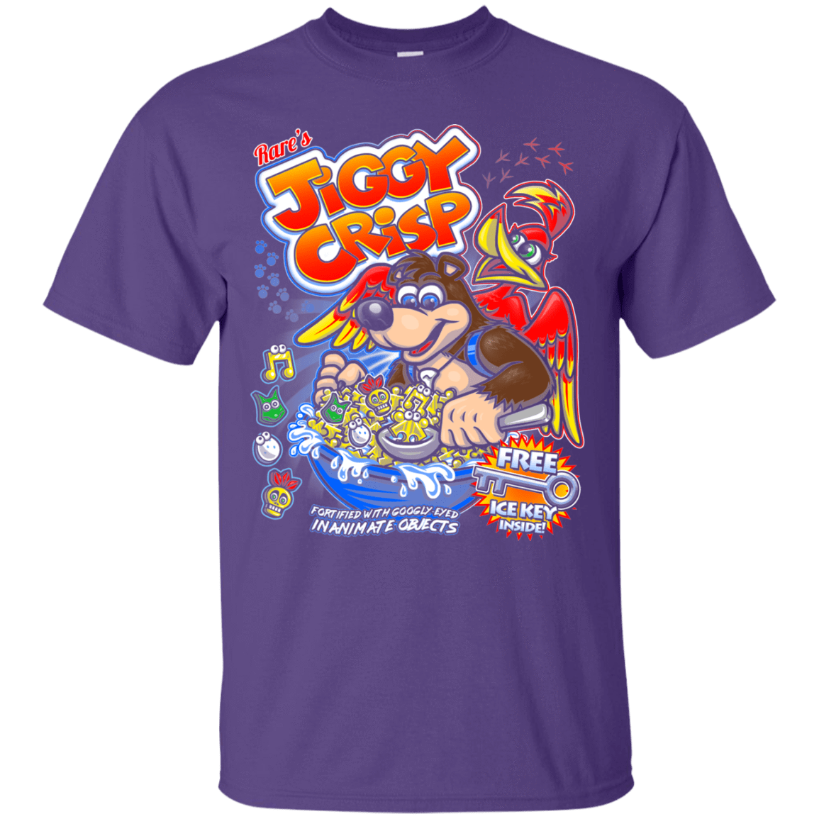 T-Shirts Purple / S Jiggy Crisp Cereal T-Shirt