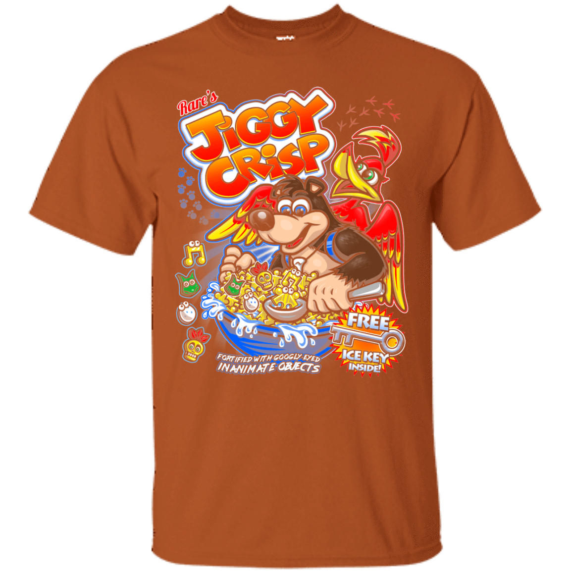 T-Shirts Texas Orange / S Jiggy Crisp Cereal T-Shirt