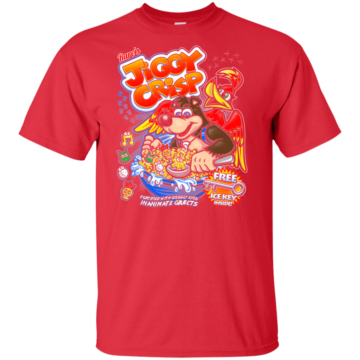 T-Shirts Red / XLT Jiggy Crisp Cereal Tall T-Shirt