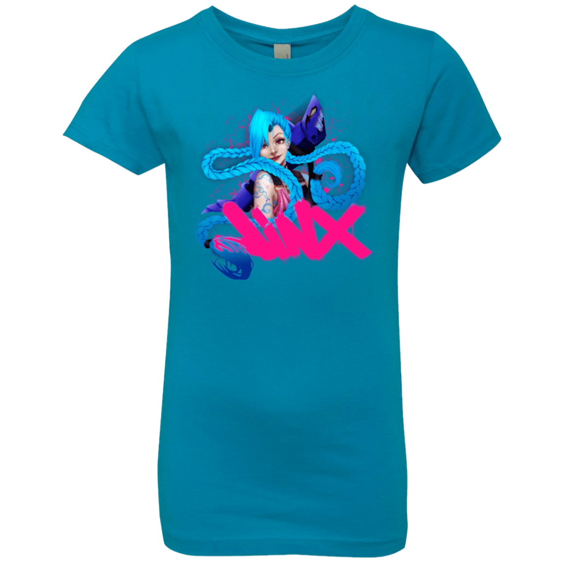 T-Shirts Turquoise / YXS Jinx Girls Premium T-Shirt