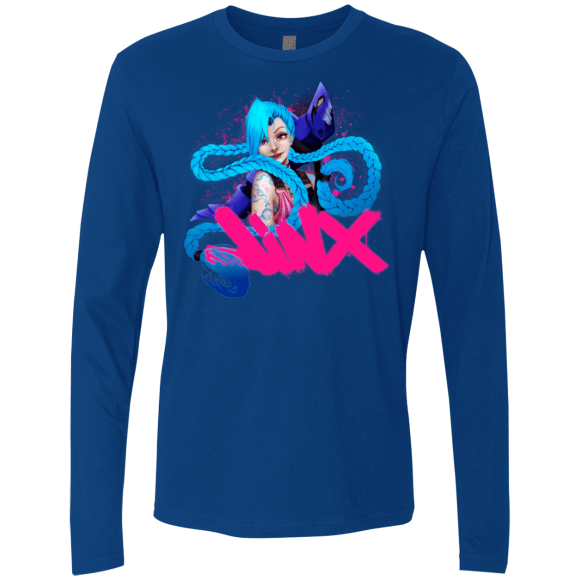 T-Shirts Royal / Small Jinx Men's Premium Long Sleeve