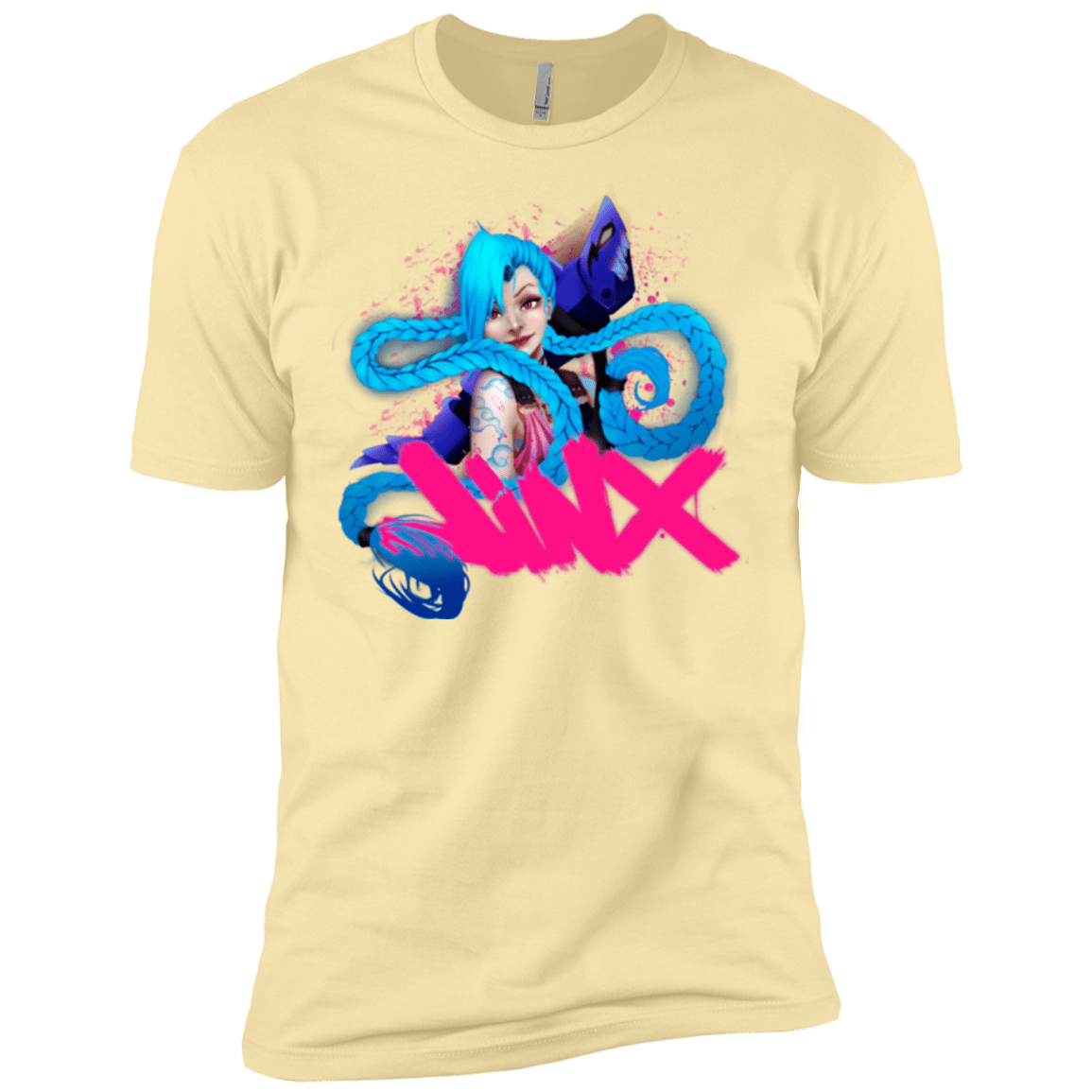 T-Shirts Banana Cream / X-Small Jinx Men's Premium T-Shirt