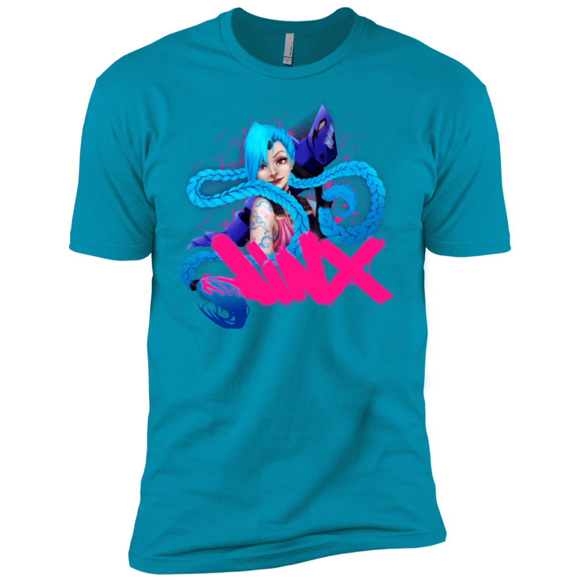 T-Shirts Turquoise / X-Small Jinx Men's Premium T-Shirt