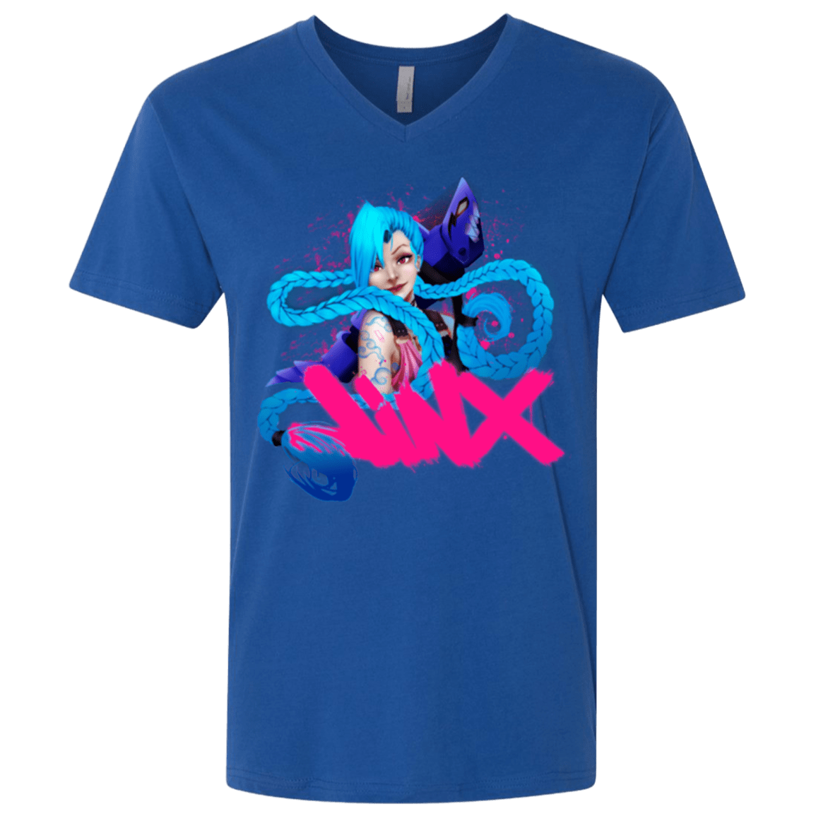 T-Shirts Royal / X-Small Jinx Men's Premium V-Neck